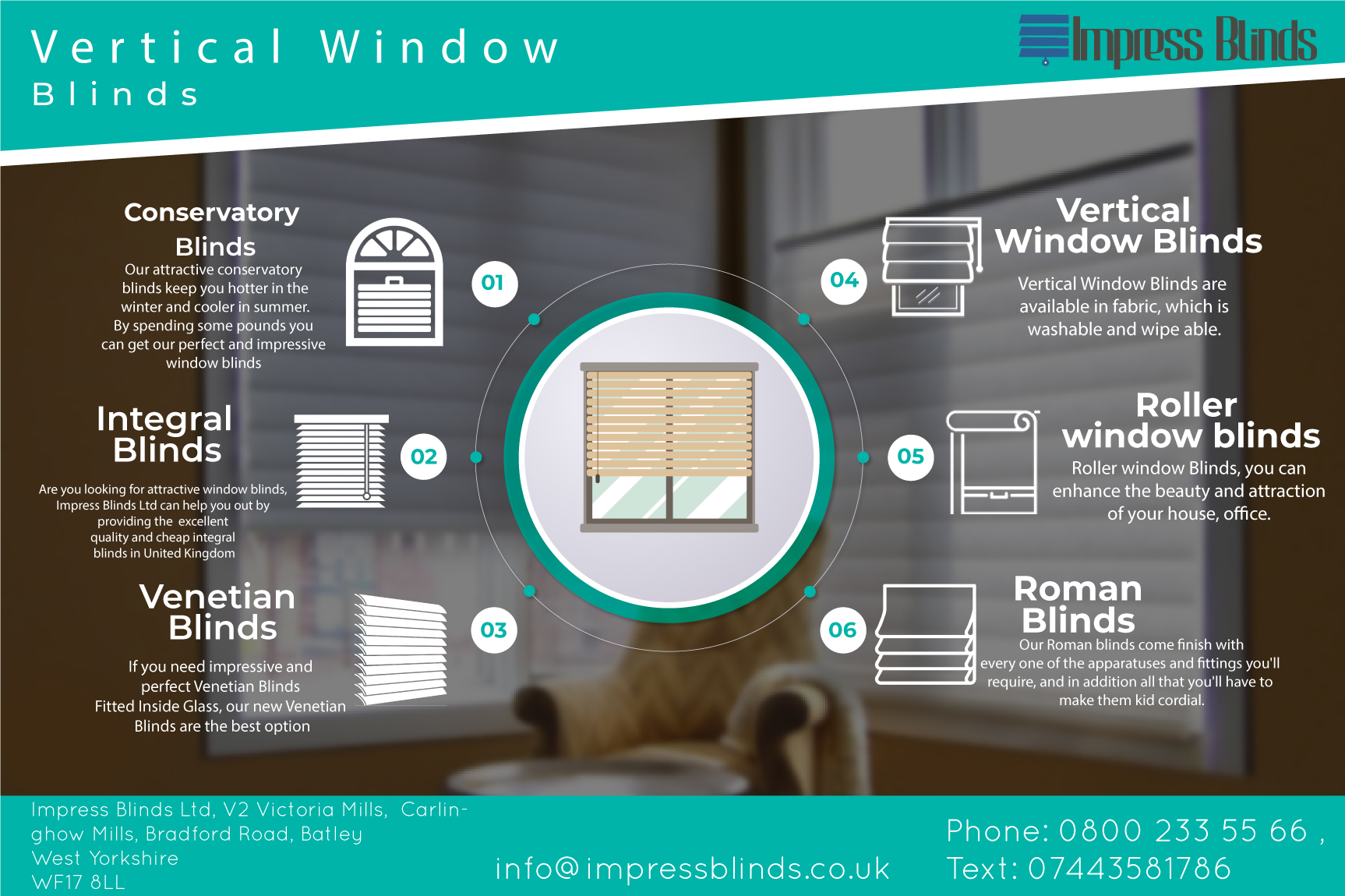 Attractive and excellent Roller window blinds