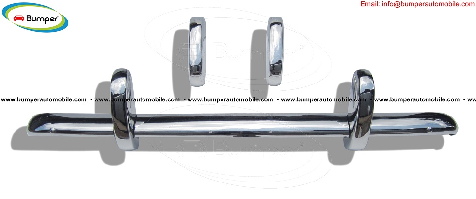 Triumph TR3A bumper (1957-1962) by stainless steel