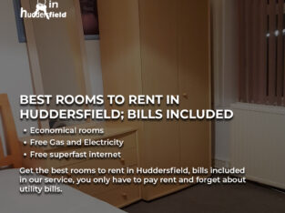 Best Rooms to rent in Huddersfield; bills included