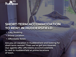Short-term accommodation to rent in Huddersfield