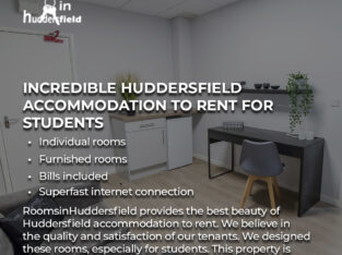 Incredible Huddersfield accommodation to rent for
