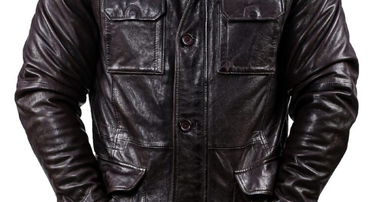 Datona Mens Brown Leather Jacket
