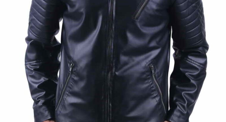 Men’s biker leather jacket