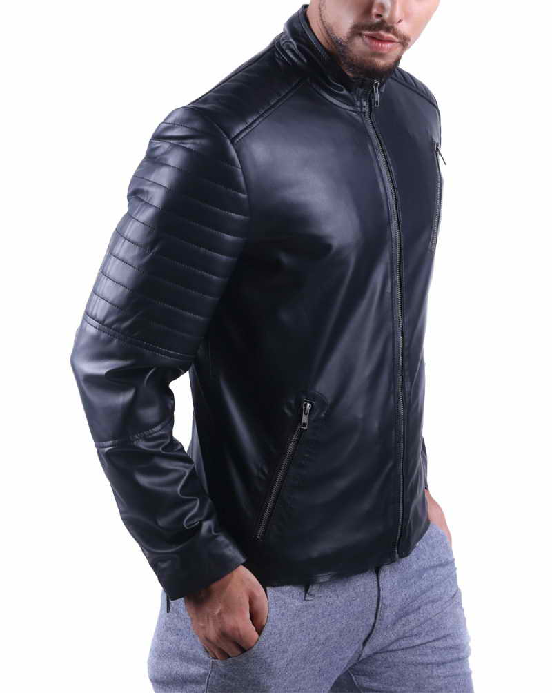 Men’s biker leather jacket