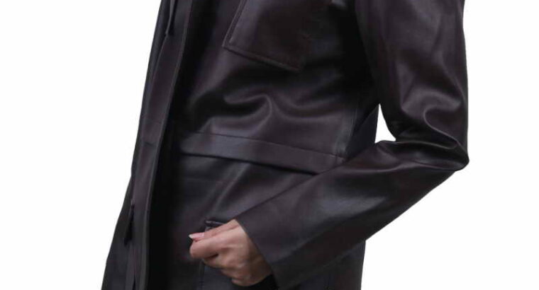 Swiss Long Leather Jacket