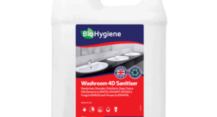 Buy BioHygiene Washroom 4D Sanitiser -5L in London