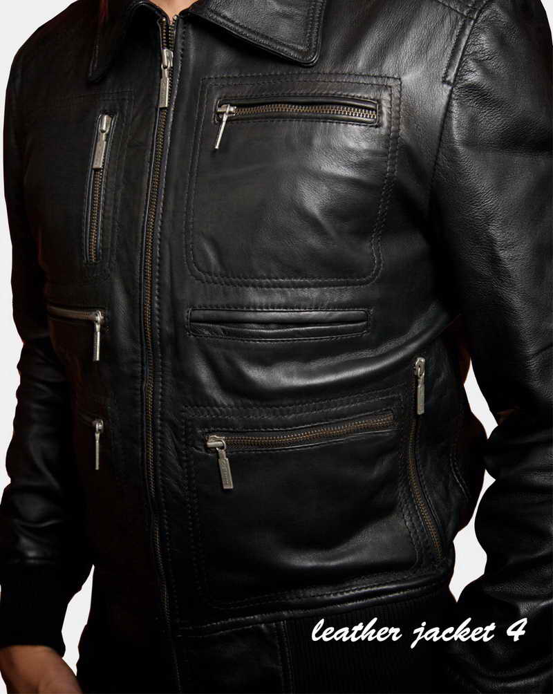 Dg Rust Leather Jacket