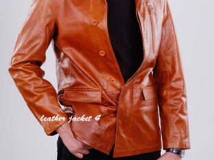 Jhony Leather Blazer