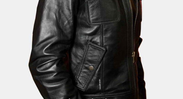 Meaux Bomber Leather Jacket