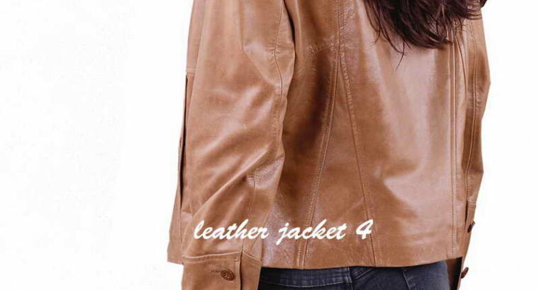 Nicole Leather Women Blazer