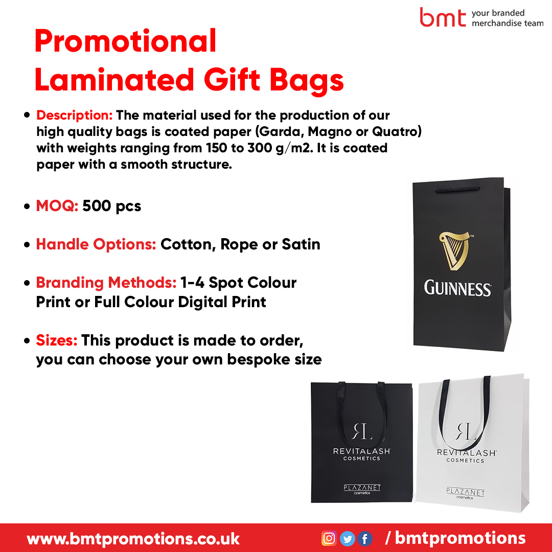 Promotional Laminated Gift Bags