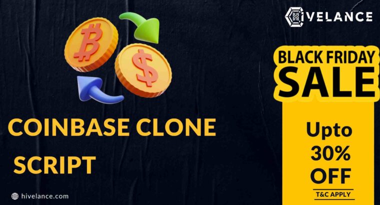 Coinbase Clone Script – Black Friday Sale