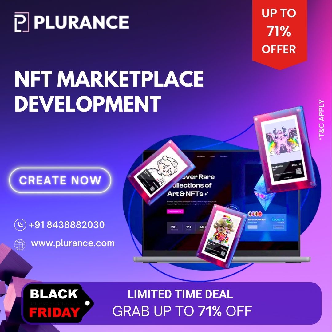 NFT Marketplace development up to 71%off!